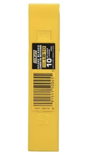 [03-LB10] REPUESTO DE NAVAJA OLFA LB10 C/10 CUCHILLAS