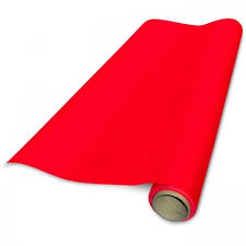 [10-248572] PAPEL SILUETA ROJO BAND. ROLLO C/25 MTS.