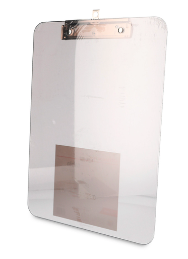 [10-360002] TABLA C/CLIP EAGLE PLASTICO TRANSPARENTE CARTA