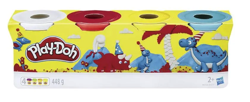 [07-04030129] PLAY DOH MASA MOLDEABLE C/4