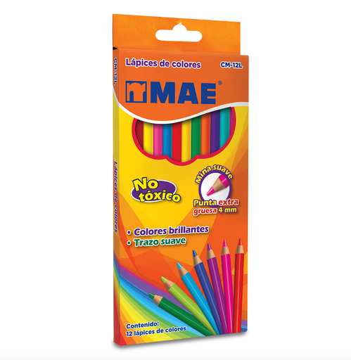 [11-094-CM12L] COLORES MAE REDONDO LARGOS C/12