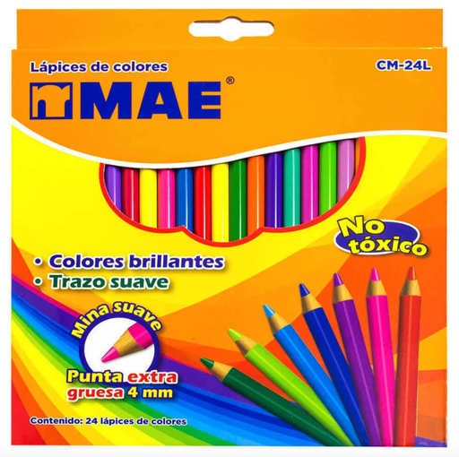 [11-094CM24L] COLORES MAE REDONDO LARGOS C/24