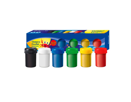 [10-328378] PINTURA TEMPERA ESCOLAR PELIKAN C/6