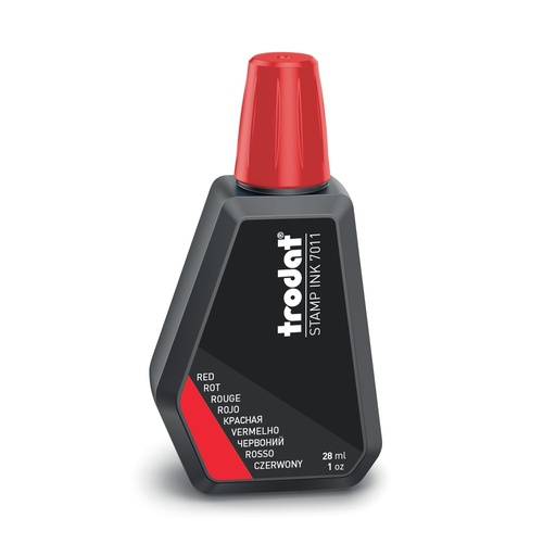 [17-07448] TINTA TRODAT P/SELLO GOTERO 28ML ROJO