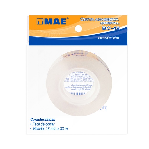 [11-BC42] CINTA MAE CRISTAL BC42 18X33