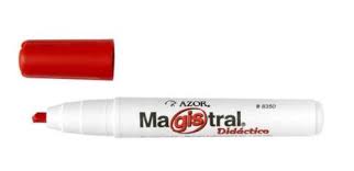 [10-372016] MARCADOR MAGISTRAL DIDACTICO 8350 ROJO