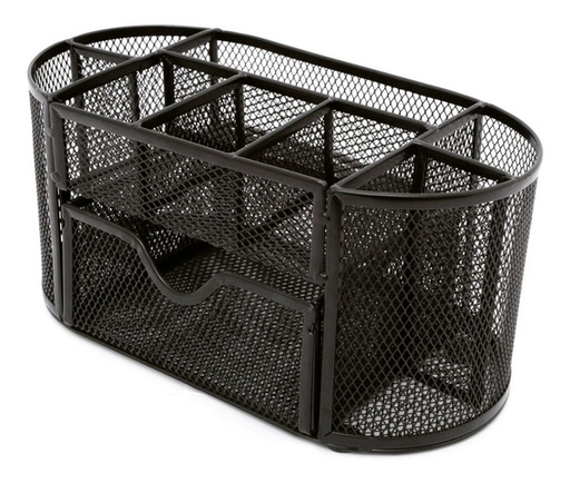 [13-73097] ORGANIZADOR CON PORTATARJETAS MESH NEGRO