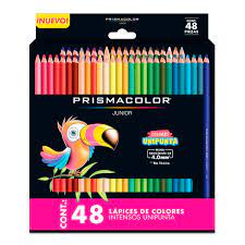 [10-130139] COLORES PRISMACOLOR JUNIOR CAJA C/48 PZAS