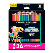 [10-130140] COLORES PRISMACOLOR JUNIOR CAJA C/36 PZAS