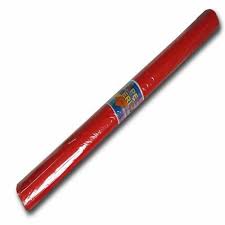 [10-324116] PAPEL SILUETA ROJO BAND. C/25 MTS.