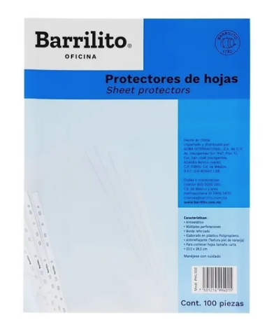 [10-104104] MICA PROTECTORA BARRILITO PHL100 PTE C/100 PZAS