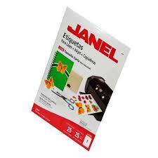 [10-590036] ETIQUETA JANEL P/LASER 5164 85X102 MM C/25 H.