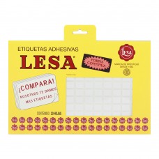 [10-266002] ETIQUETAS LESA 1 BCA 3600 12X8 MM