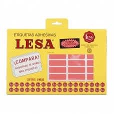 [10-266056] ETIQUETAS LESA 6 ROJO 450 38X13 MM