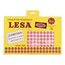 [10-266068] ETIQUETAS LESA 10 ROJO 1760 11 MM