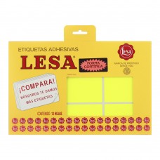 [10-266078] ETIQUETAS LESA 13 AMAR. 90 66X43 MM