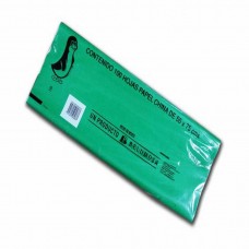 [10-248516] PAPEL DE CHINA 50X75 PTE. C/100 VERDE BANDERA