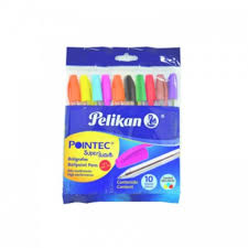 [10-328368] BOLIGRAFO PELIKAN POINTEC PTE C/10 COLORES