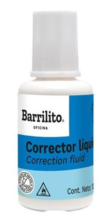 [10-104987] CORRECTOR LIQUIDO BARRILITO 12 ML. CL12
