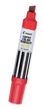 [10-330027] MARCADOR PILOT JUMBO PERMANENTE SC6600 ROJO 43300