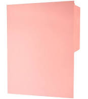 [10-302122] FOLDER CARTA ROSA NASA PTE C/100 PZAS.