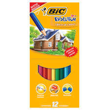 [10-132172] COLORES BIC EVOLUTION C/12 PZAS
