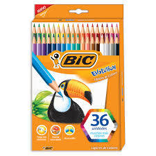 [10-132175] COLORES BIC EVOLUTION C/36 PZAS.