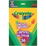 [10-134210] COLORES CRAYOLA C/36 COLORES LARGOS