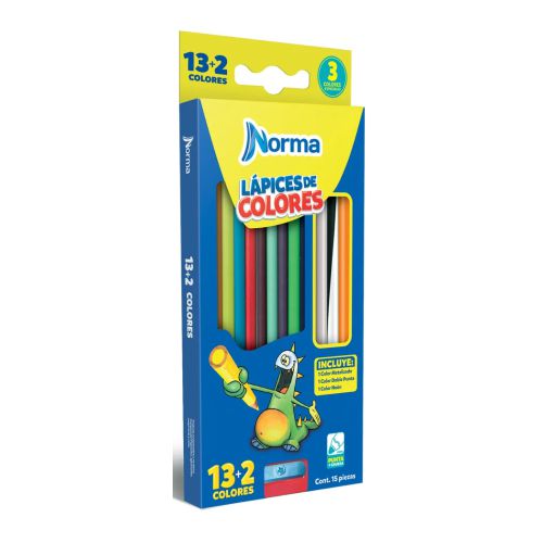 [10-230184] COLORES NORMA LARGOS C/12 PZAS.