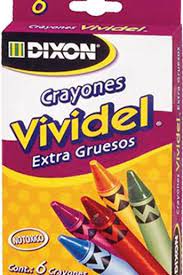 [10-170094] CRAYONES VIVIDEL EXTRA GRUESO C/6