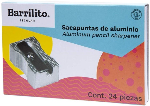 [10-104190] SACAPUNTAS BARRILITO METALICO DOBLE