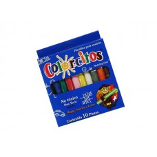 [10-120032] PLASTILINA C/10 BARRAS COLORITOS