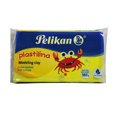 [10-328562] PLASTILINA PELIKAN BARRA 180 GRS. AMARILLA