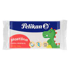 [10-328568] PLASTILINA PELIKAN BARRA 180 GRS. BLANCA