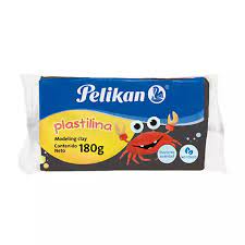 [10-328574] PLASTILINA PELIKAN BARRA 180 GRS. NEGRA
