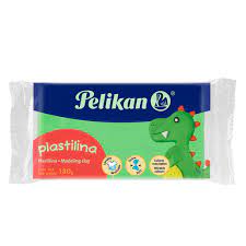[10-328586] PLASTILINA PELIKAN BARRA 180 GRS. VERDE CLARO