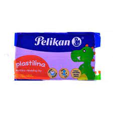 [10-328590] PLASTILINA PELIKAN PASTEL BARRA 180 GRS. LAVANDA