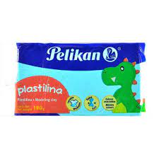 [10-328592] PLASTILINA PELIKAN BARRA 180 GRS. AQUA