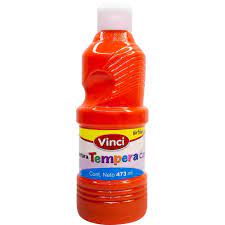 [10-170536] PINTURA VINCI TEMPERA 473 ML. NARANJA