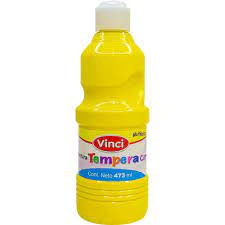 [10-170538] PINTURA VINCI TEMPERA 473 ML. AMARILLO