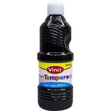 [10-170548] PINTURA VINCI TEMPERA 473 ML. NEGRA
