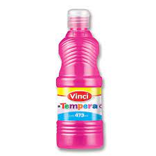 [10-170560] PINTURA VINCI TEMPERA 473 ML. ROSA FLUORECENTE