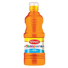 [10-170562] PINTURA VINCI TEMPERA 473 ML. NARANJA FLUORECENTE