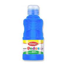 [10-170516] PINTURA DIGITAL VINCI FUN PRO LAVABLE 237ML AZUL-TURQUESA