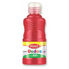 [10-170528] PINTURA DIGITAL VINCI FUN PRO LAVABLE 237ML ROJO