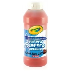 [10-134088] PINTURA CRAYOLA TEMPERA 237 ML. ROJO