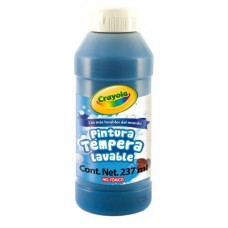 [10-134092] PINTURA CRAYOLA TEMPERA 237 ML. AZUL