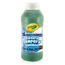 [10-134094] PINTURA CRAYOLA TEMPERA 237 ML. VERDE