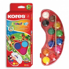 [10-262212] ACUARELA KORES GRANDE C/12 PASTILLAS