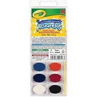 [10-134050] ACUARELA CRAYOLA ESTUCHE  C/16 PASTILLAS